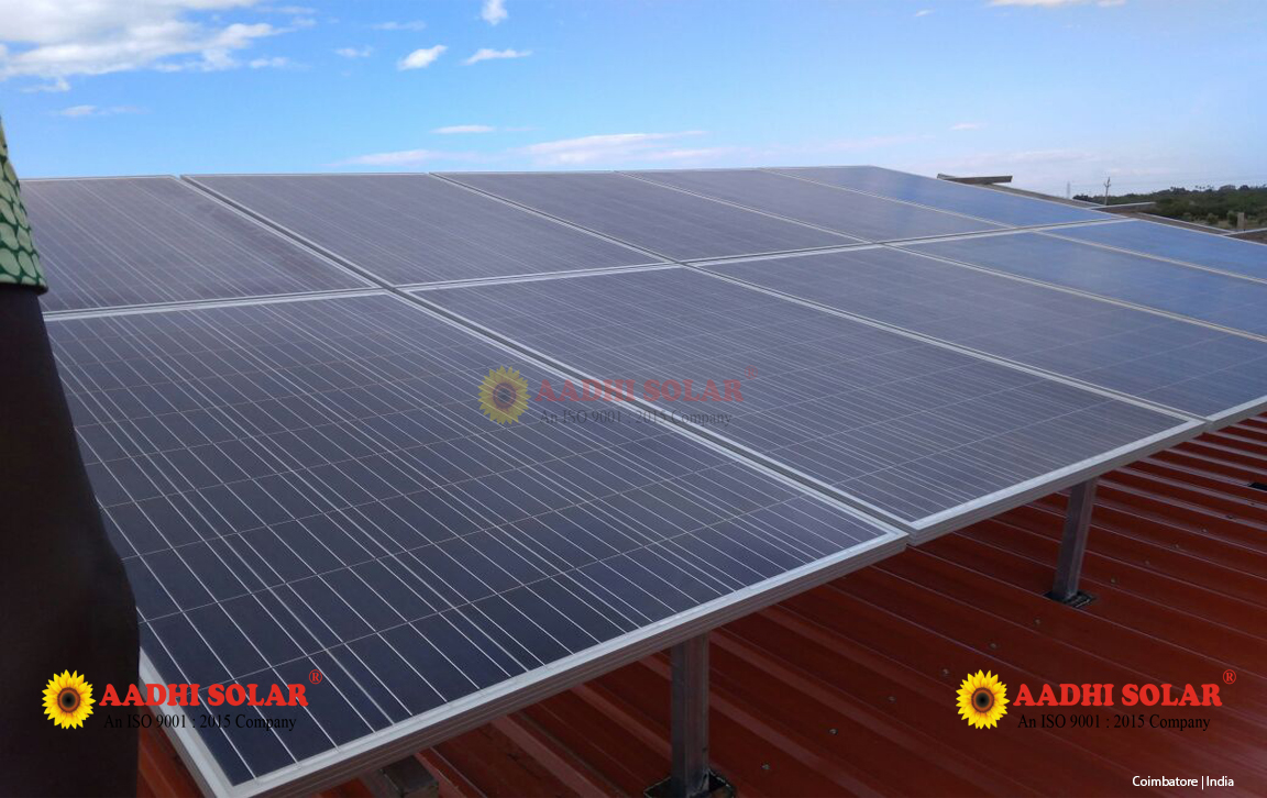 Aadhi Solar Power Plant On Grid